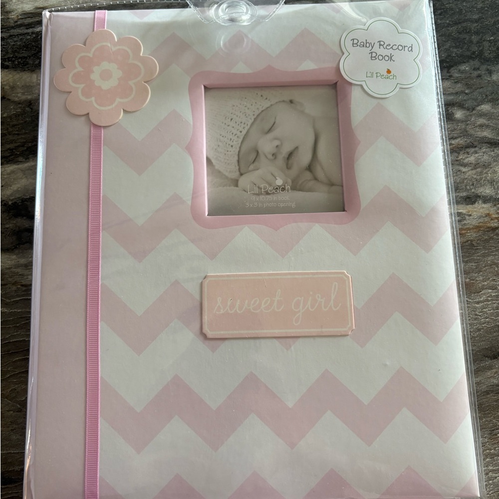 Pink Baby Record Book